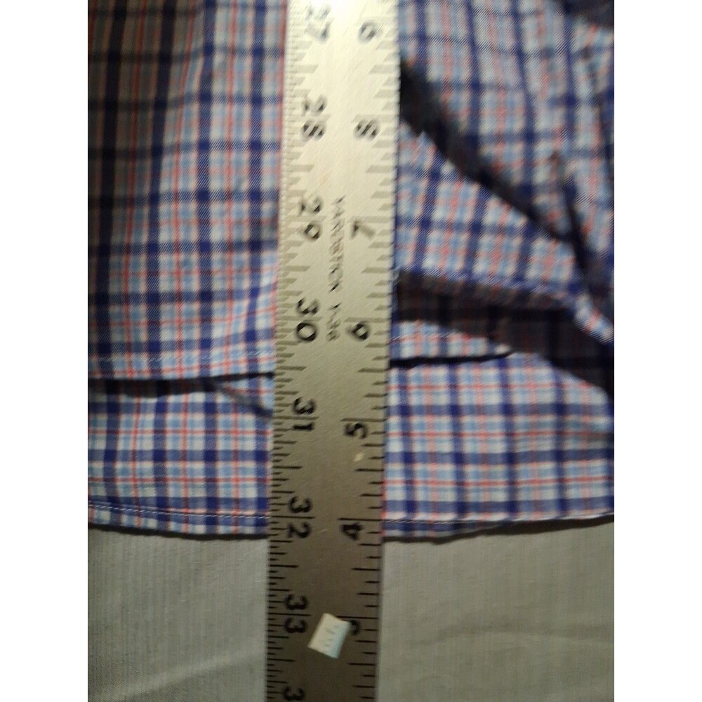 Johnnie O Shirt Button Down Shirt Mens 2XL XXL Plaid Performance Long Sleeve - Picture 5 of 5
